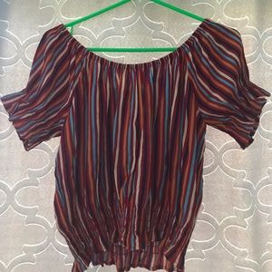 Off the shoulder shirt